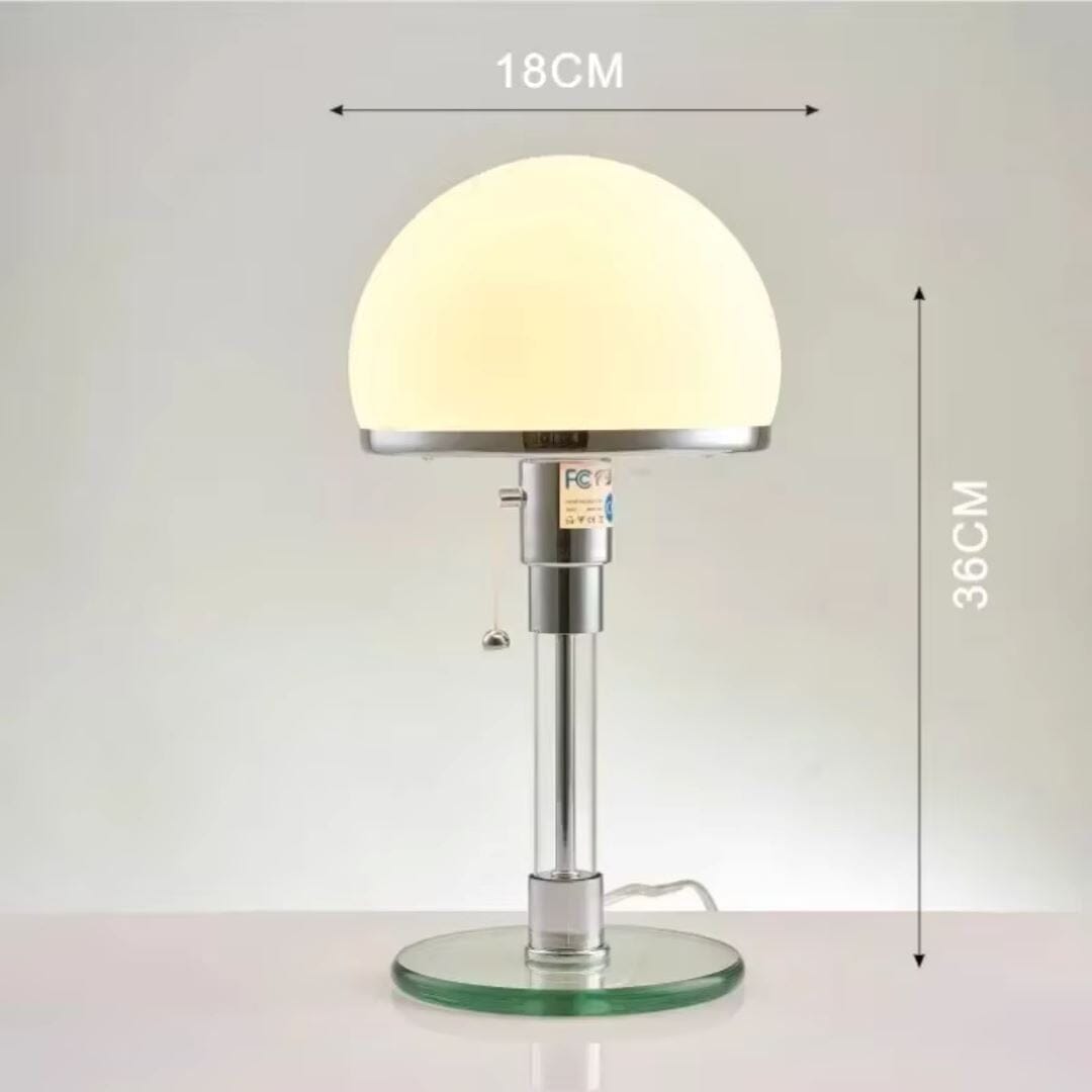 Luminária Abajur de Mesa Orby Glass
