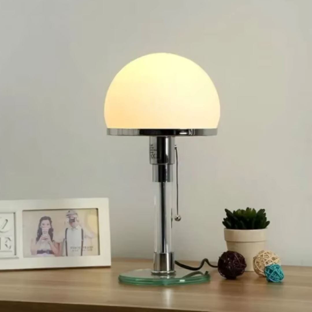 Luminária Abajur de Mesa Orby Glass