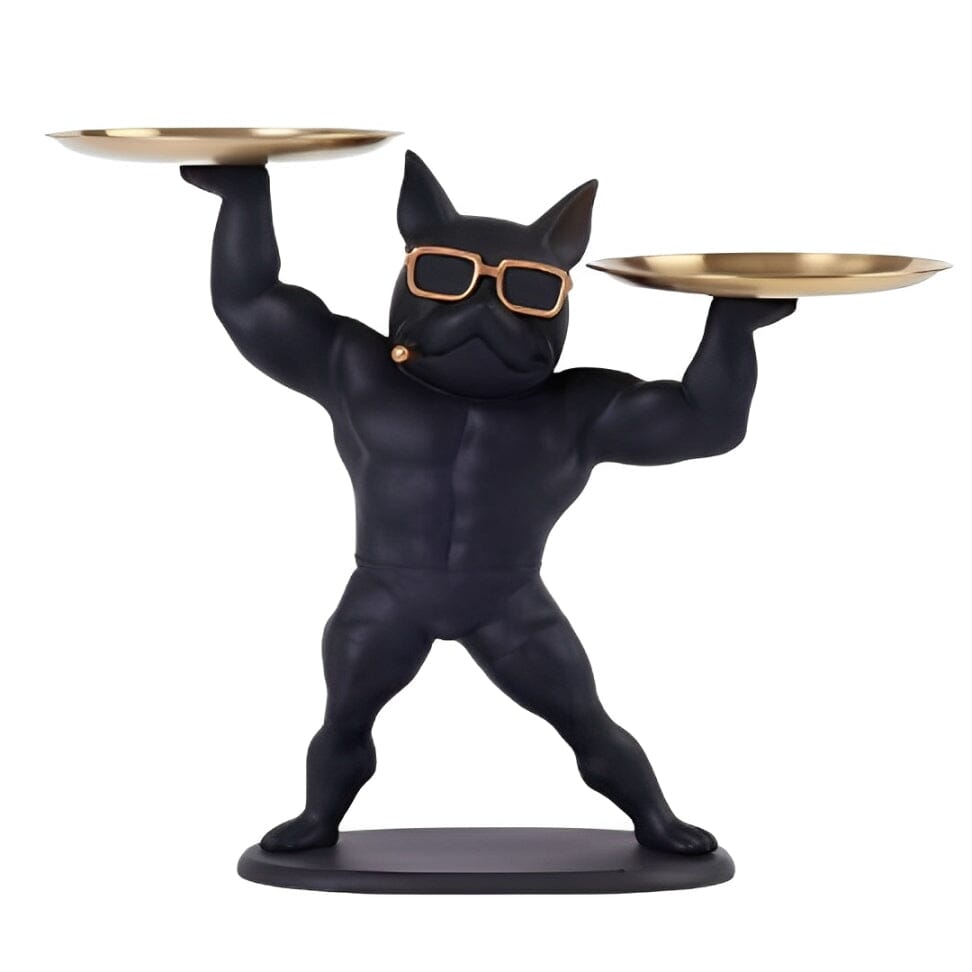 Escultura Aparador Bulldog Maromba (Suporte Duplo)