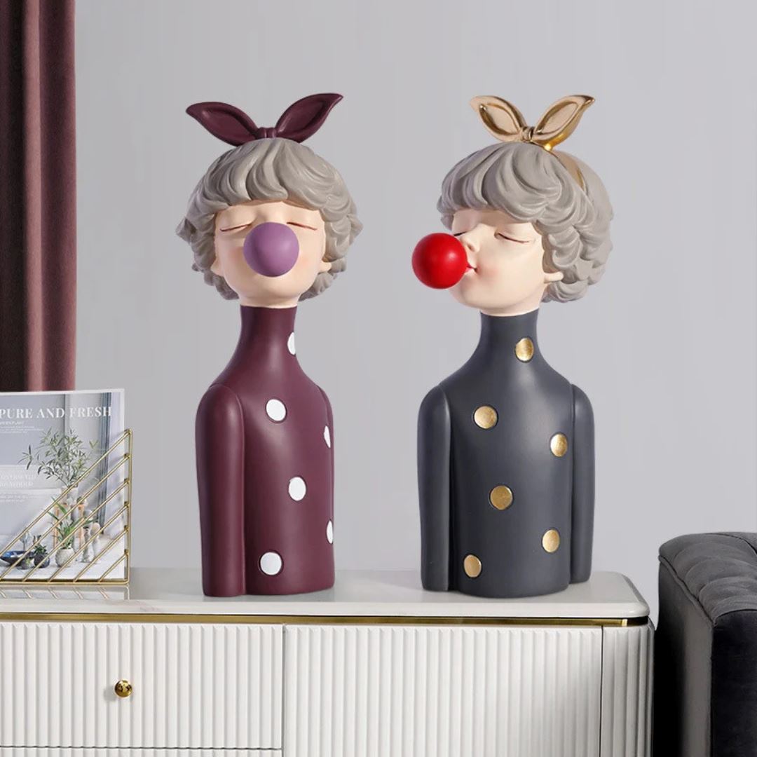 Escultura de Boneca Milly Chiclete