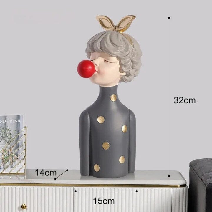 Escultura de Boneca Milly Chiclete