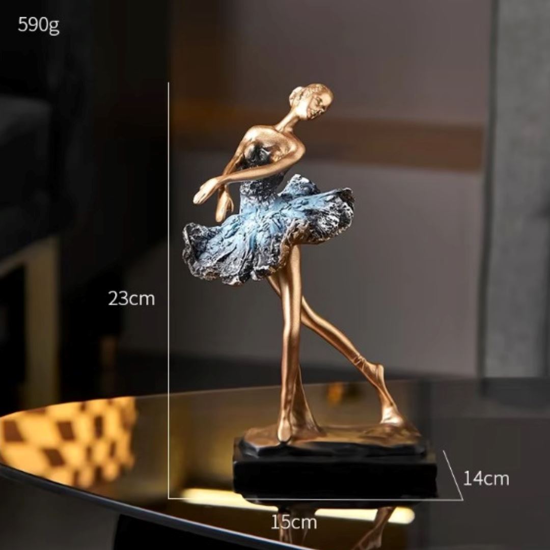 Escultura Decorativa Abstrata Bailarinas