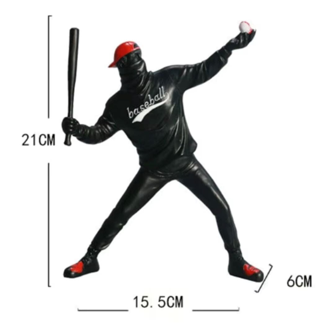 Escultura Moderna Banksy Baseball
