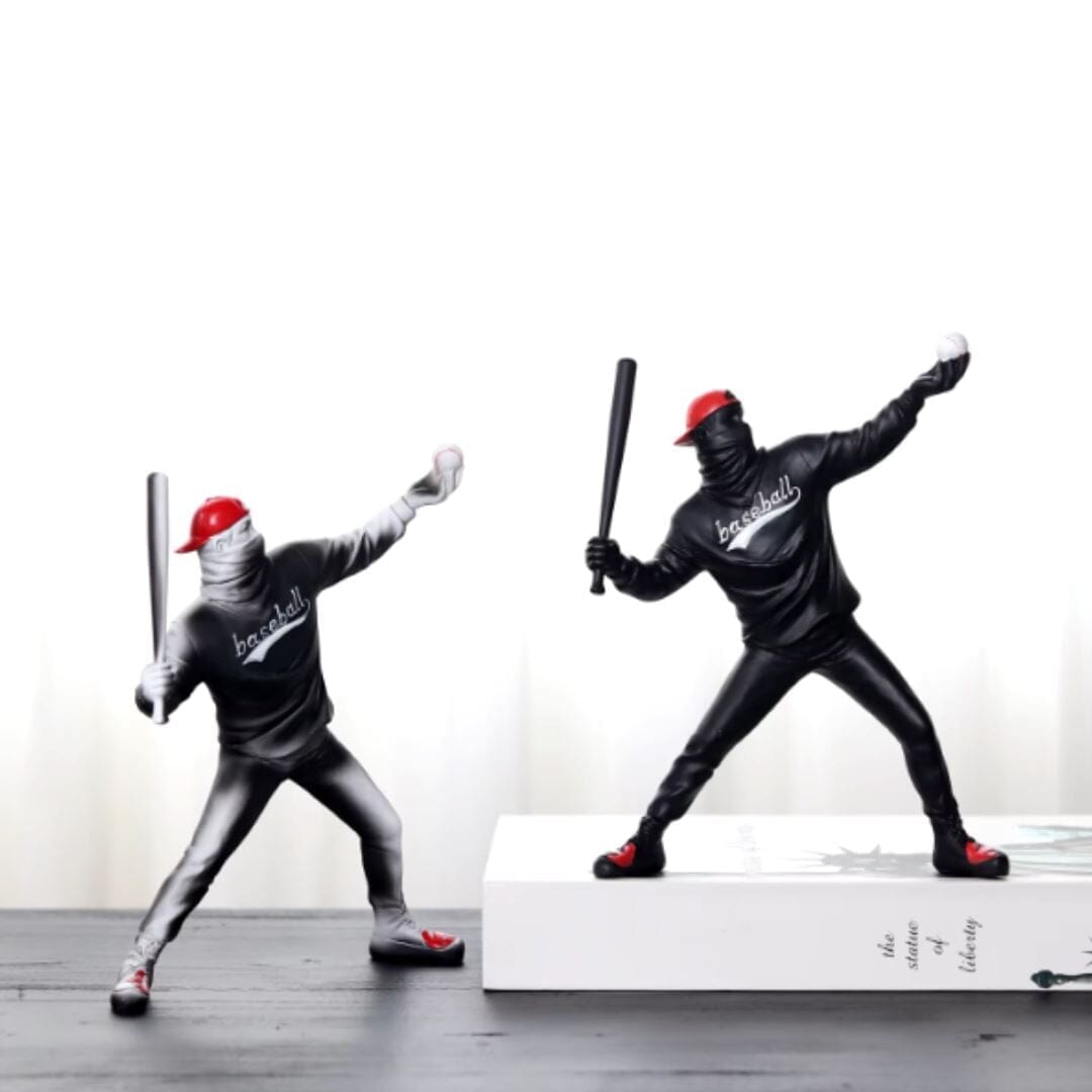 Escultura Moderna Banksy Baseball