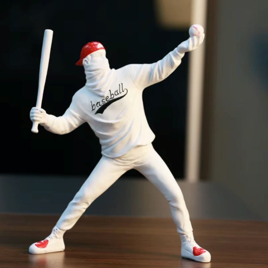 Escultura Moderna Banksy Baseball