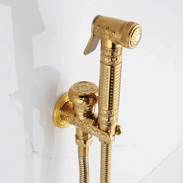 Kit Ducha Higiênica Vintage Golden