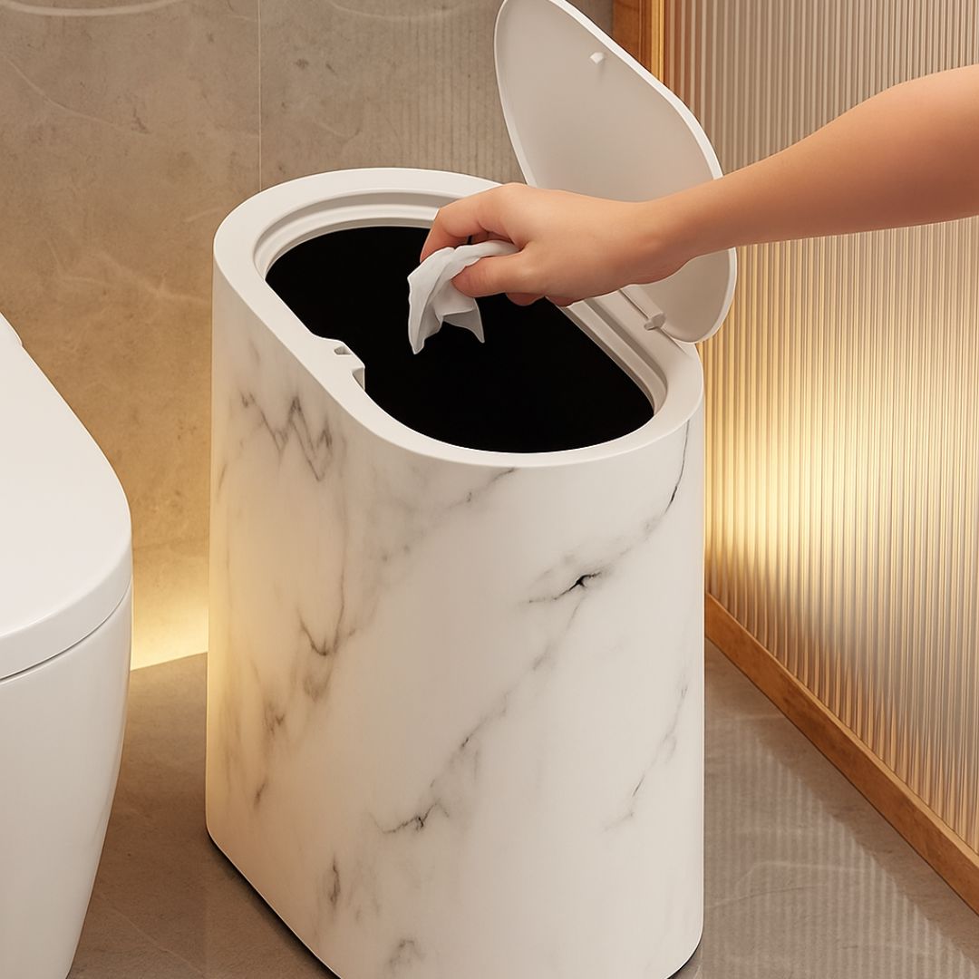Lixeira Moderna Marble Urban