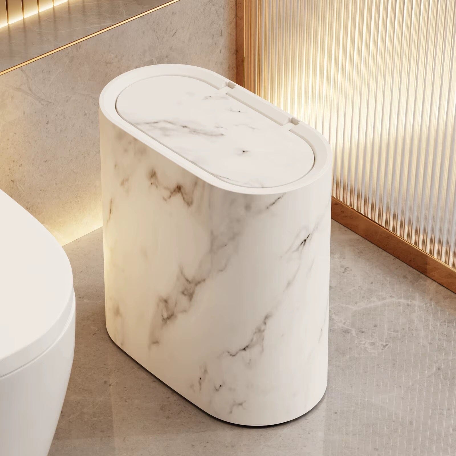 Lixeira Moderna Marble Urban