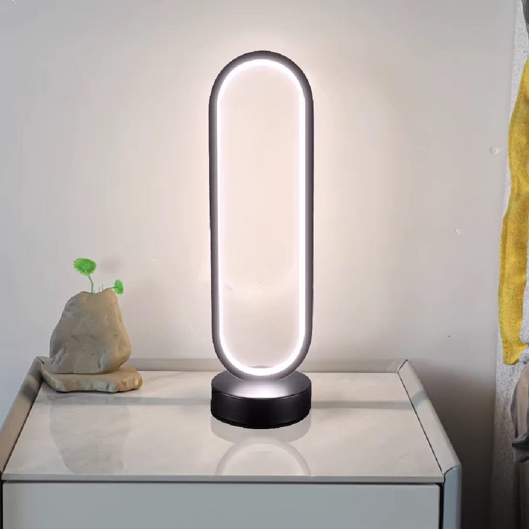 Luminária Abajur de Mesa Oval Light