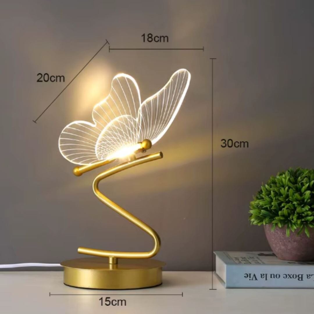 Luminária Abajur de Mesa Butterfly Fix