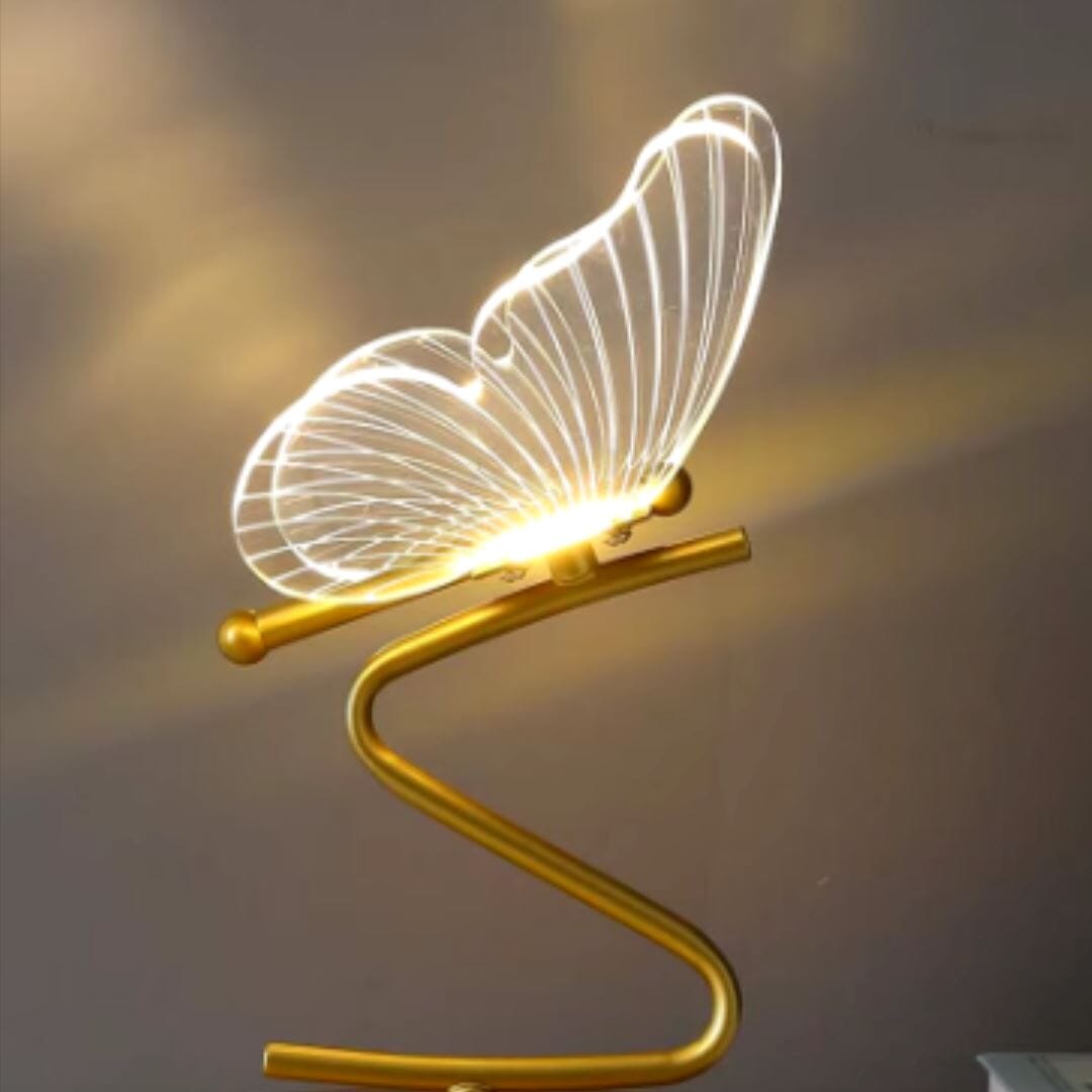 Luminária Abajur de Mesa Butterfly Fix
