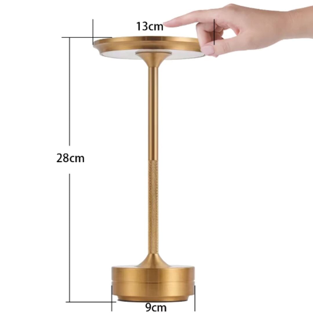 Luminária Abajur de Mesa Candeeiro Touch Essenza Recarregável USB