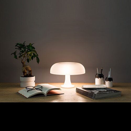 Luminária Abajur de Mesa Cogumelo Led com 10 Níveis de Intensidade