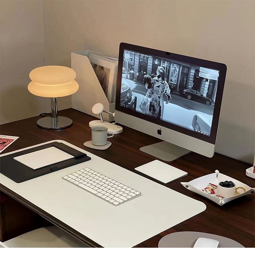 Luminária Abajur de Mesa Italian Duplo Arco em Led