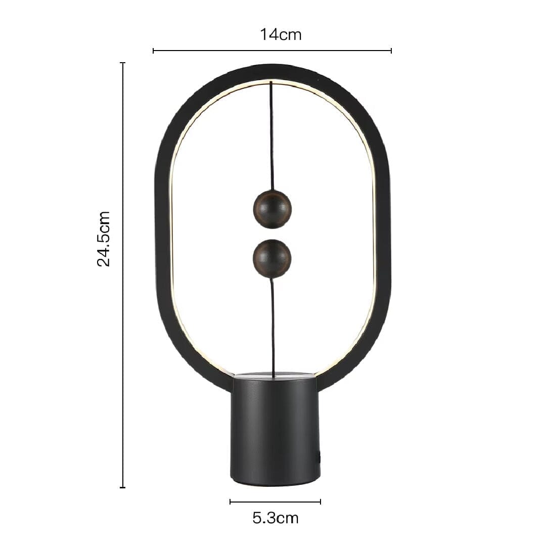 Luminária Abajur de Mesa Magnética Equilibrium Led