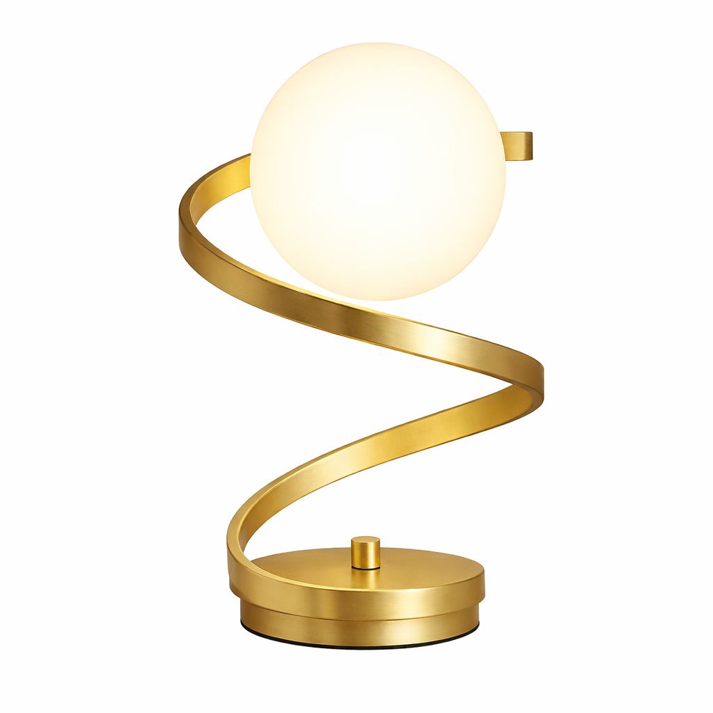 Luminária Abajur de Mesa Orbit Spiral em LED 3 Tons