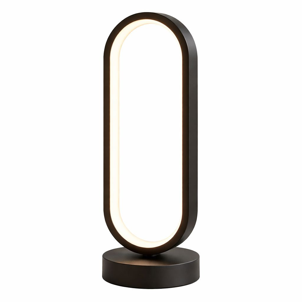 Luminária Abajur de Mesa Oval Light