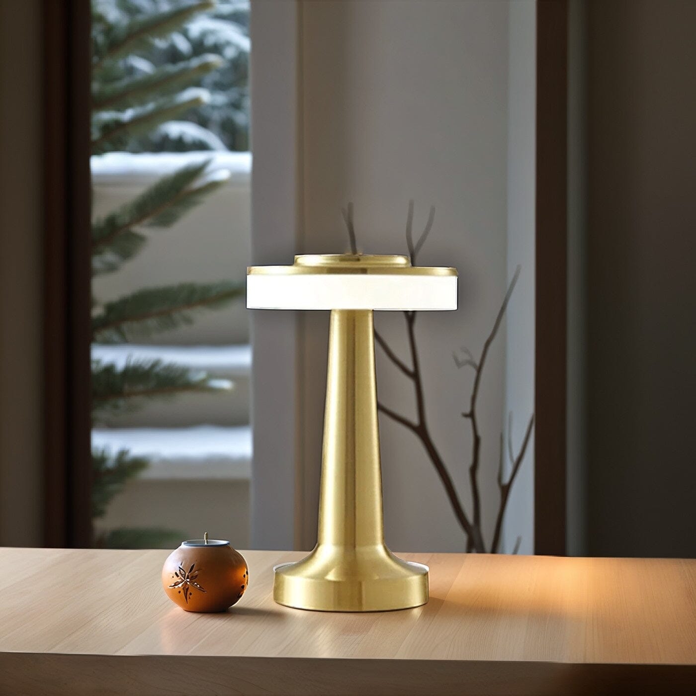 Luminária Abajur de Mesa RetroLux Touch Led