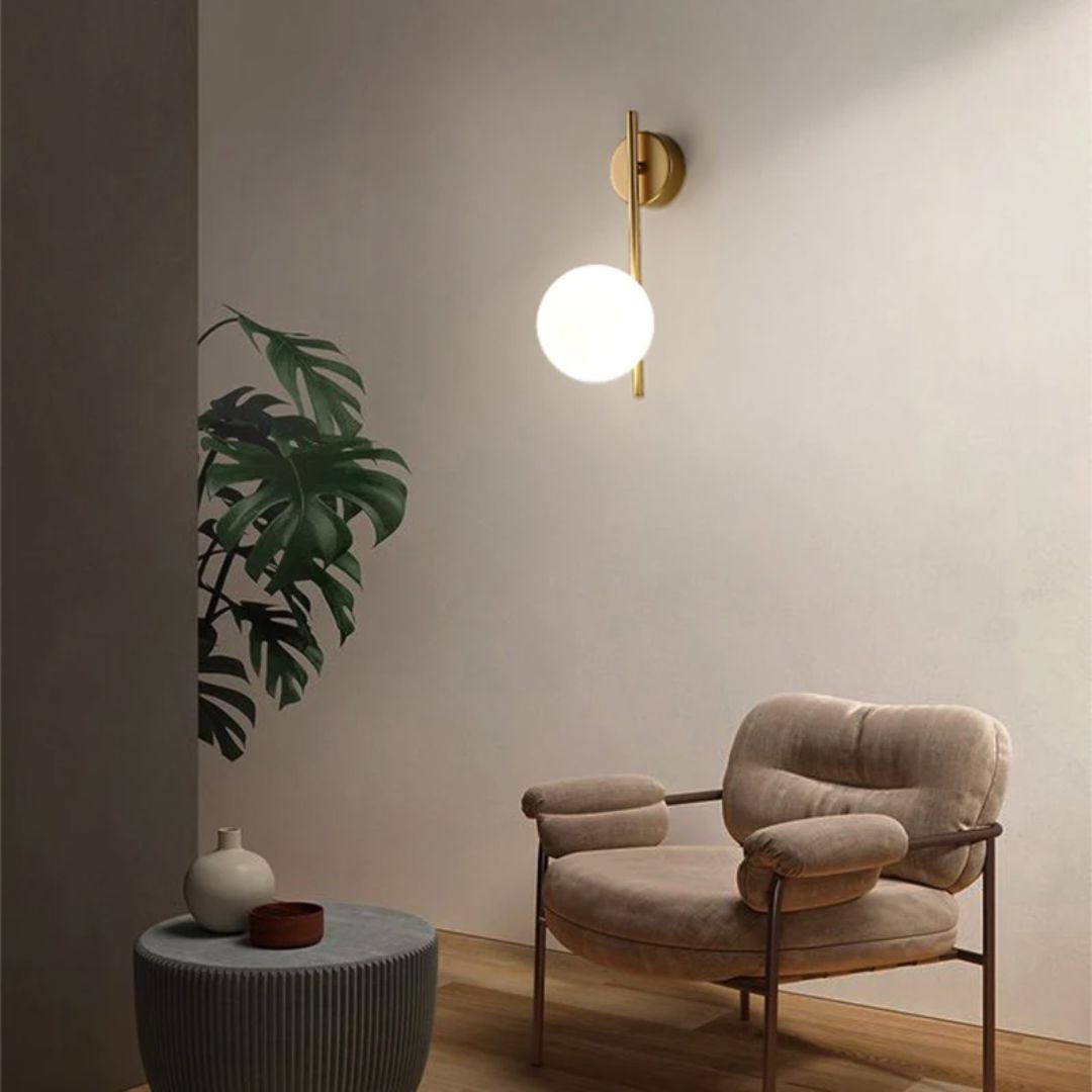 Luminária Arandela de Parede Esfera Opus em Led
