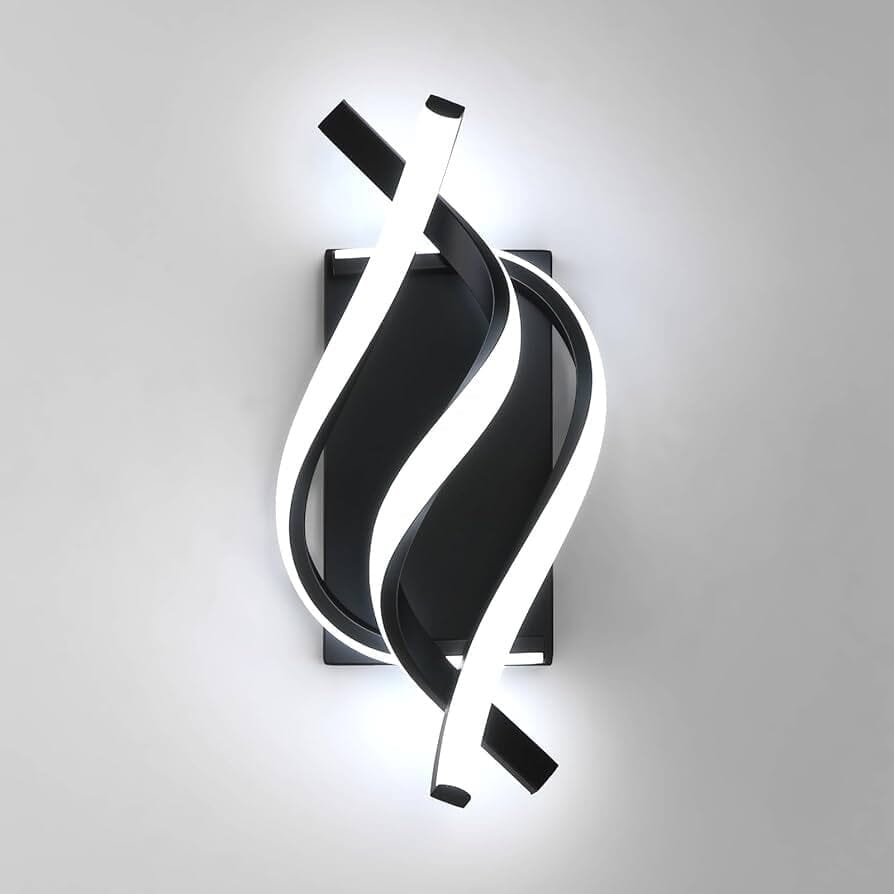 Luminária Arandela de Parede Espiral Triplo em Led