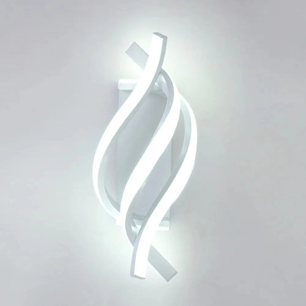 Luminária Arandela de Parede Espiral Triplo em Led