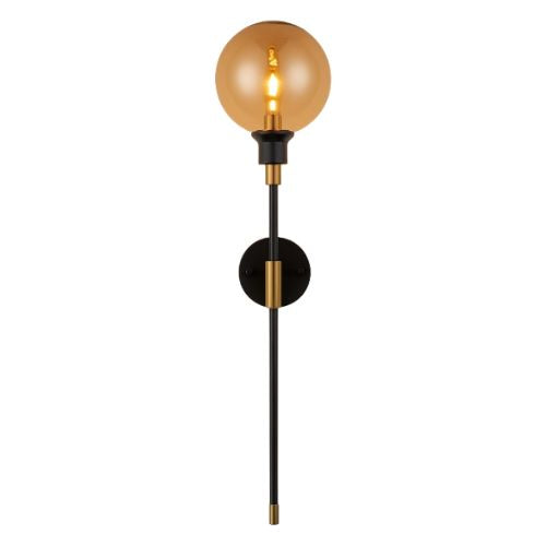 Luminária Arandela de Parede Lunaris em Vidro 70cm