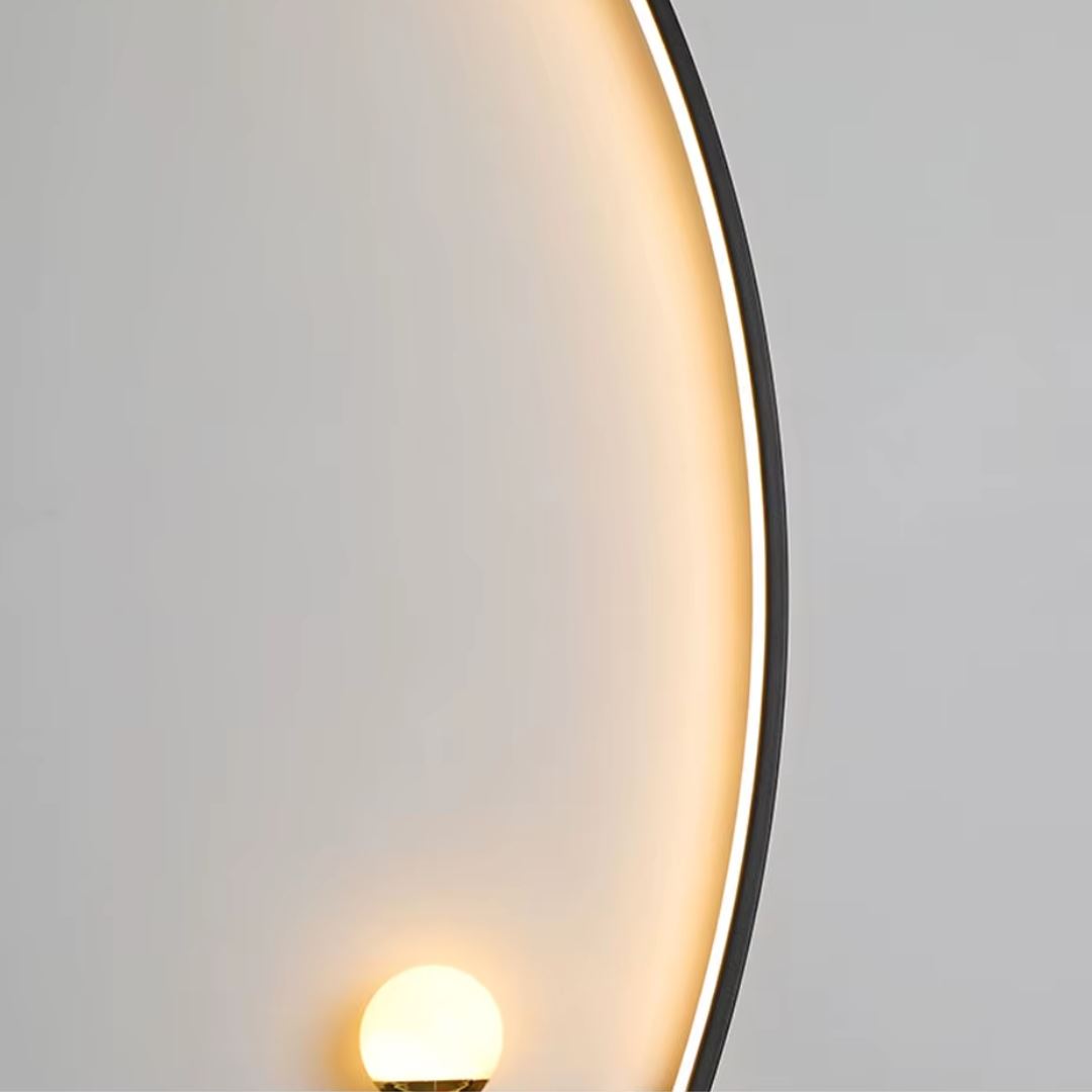 Luminária Arandela Minimalista de Parede Boat Led 55cm