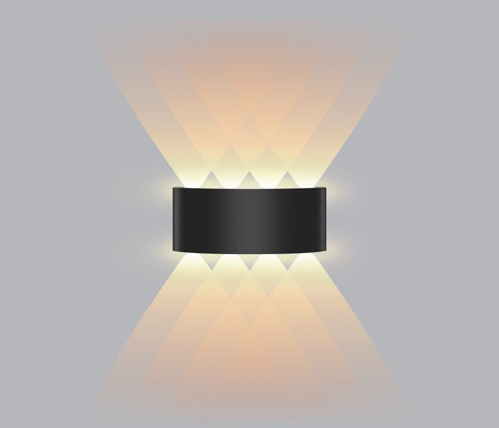 Luminária Arandela de Parede 4 Feixes de Luz Impermeável para Jardim Escada