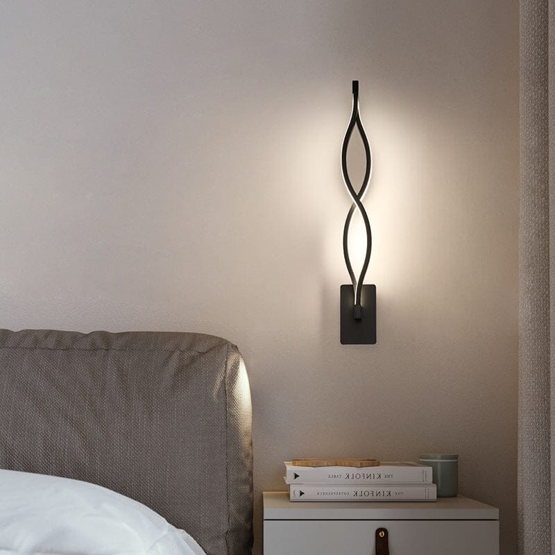 Luminária Arandela de Parede em Ondas LED 46,5cm