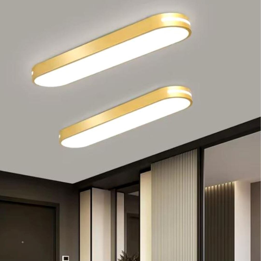Luminária de Teto Plafon Sobrepor Elipse Oval Light 50cm