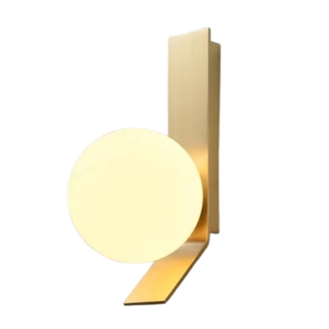 Luminária Luxuosa Arandela de Parede Esfera Clean em Led