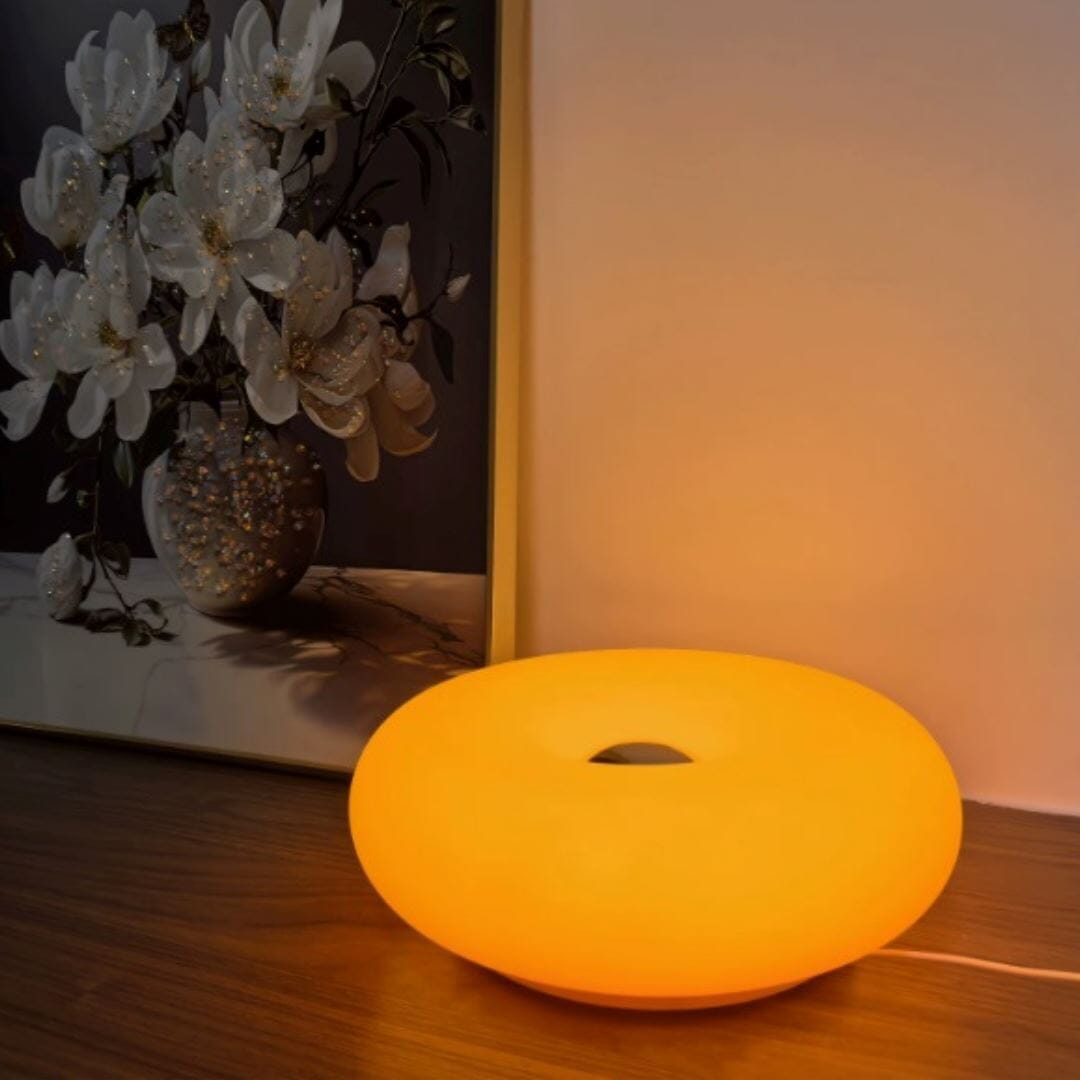 Luminária Touch de Mesa Donut em Led