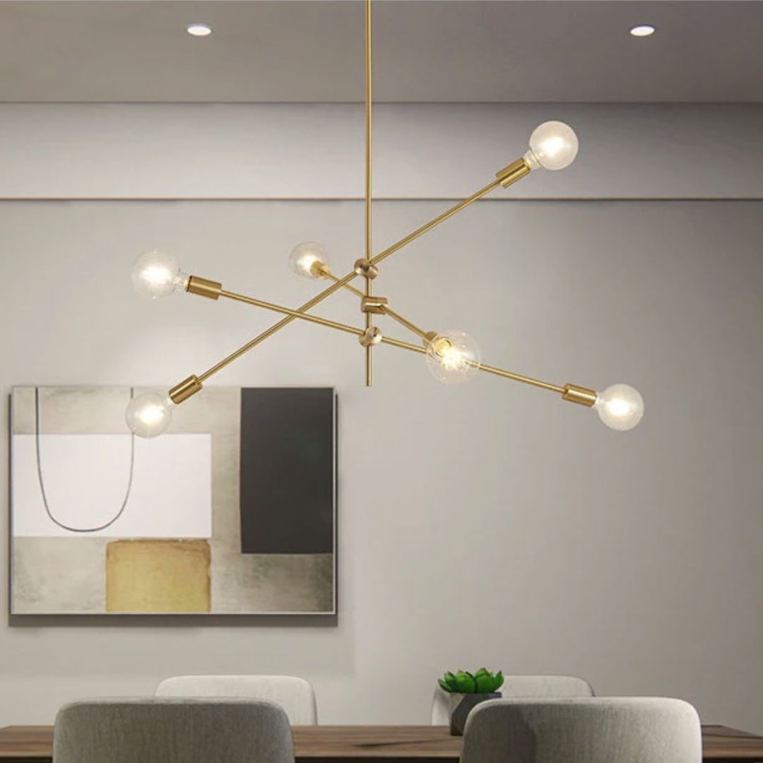 Lustre Luminária de Teto Sputnik Eternity (06 lâmpadas)