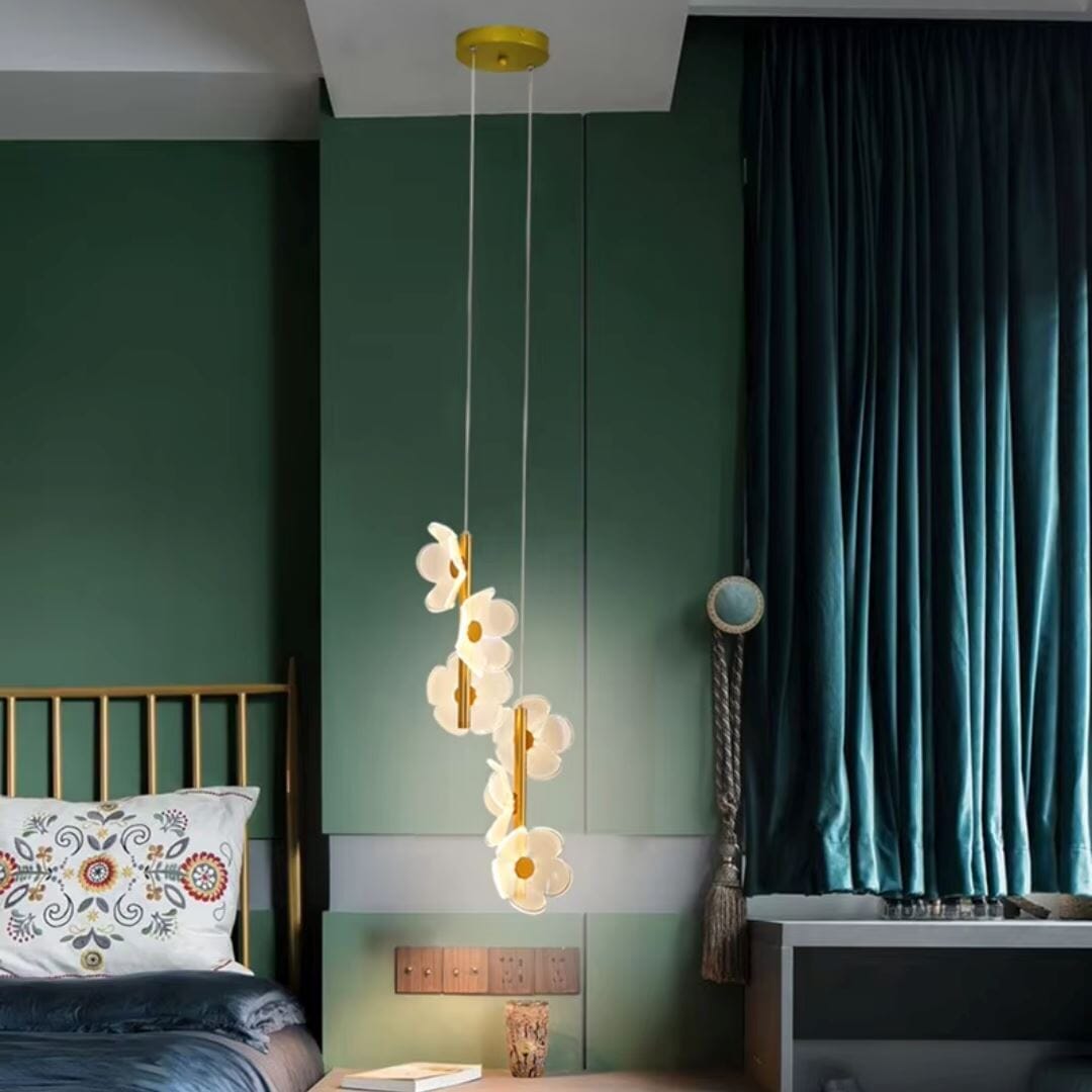 Lustre Pendente de Luxo Dainty Flowers 3 Tons