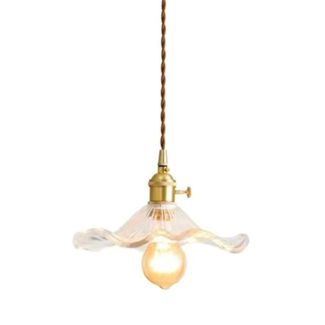 Lustre Pendente de Luxo Floral Vintage Retrô