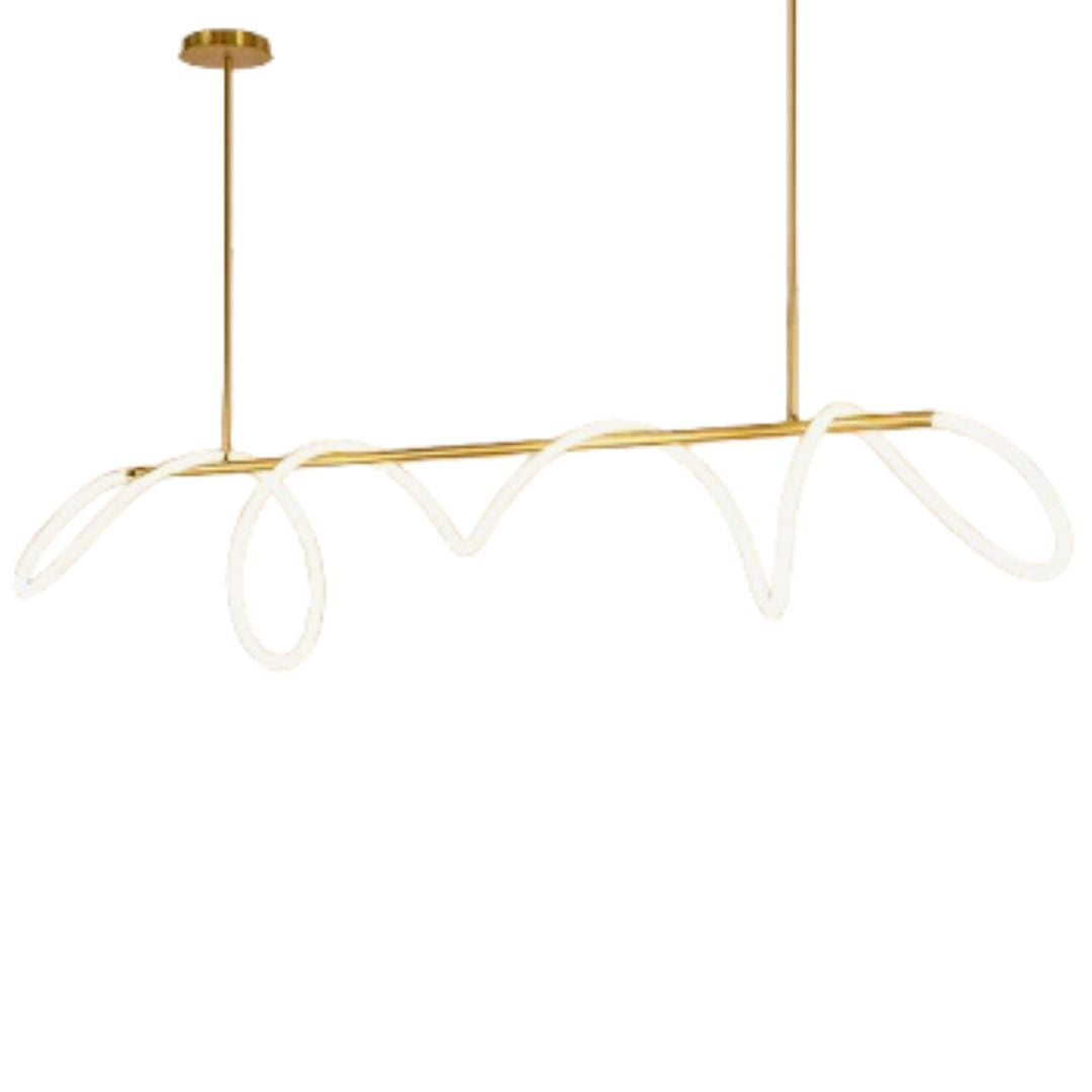Lustre Pendente de Luxo Irregular Gênius em Led