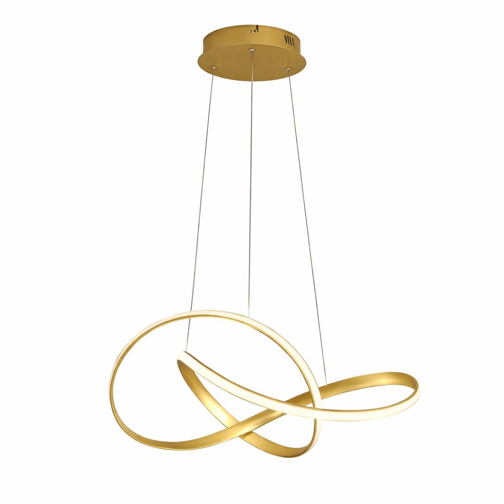 Lustre Pendente Elegance Twist em Led
