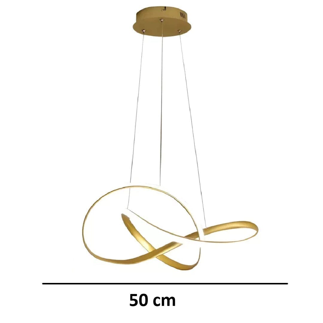 Lustre Pendente Elegance Twist em Led