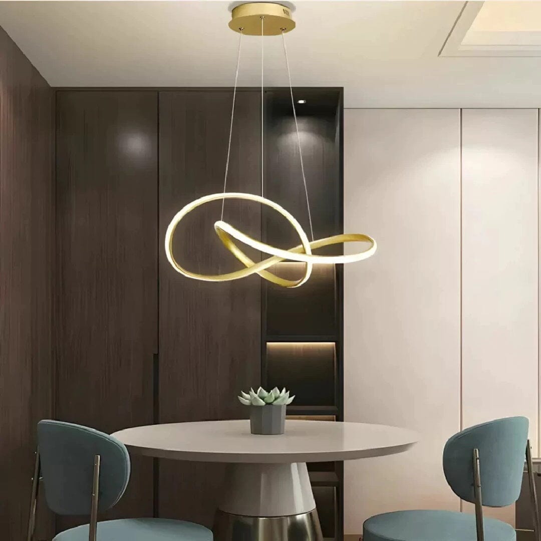 Lustre Pendente Elegance Twist em Led