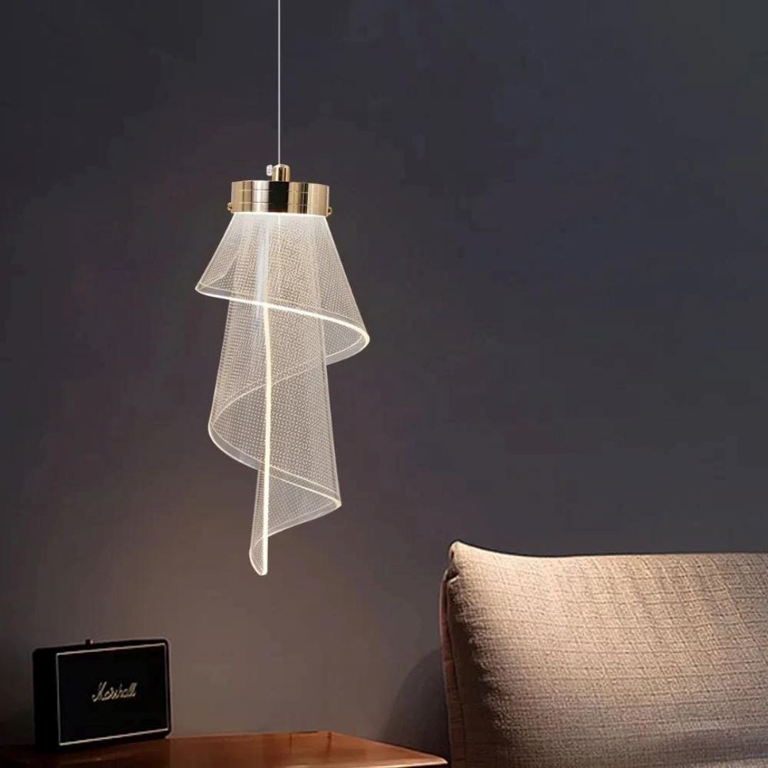 Lustre Pendente Flower LED 3 Tons para Sala Quarto e Cozinha