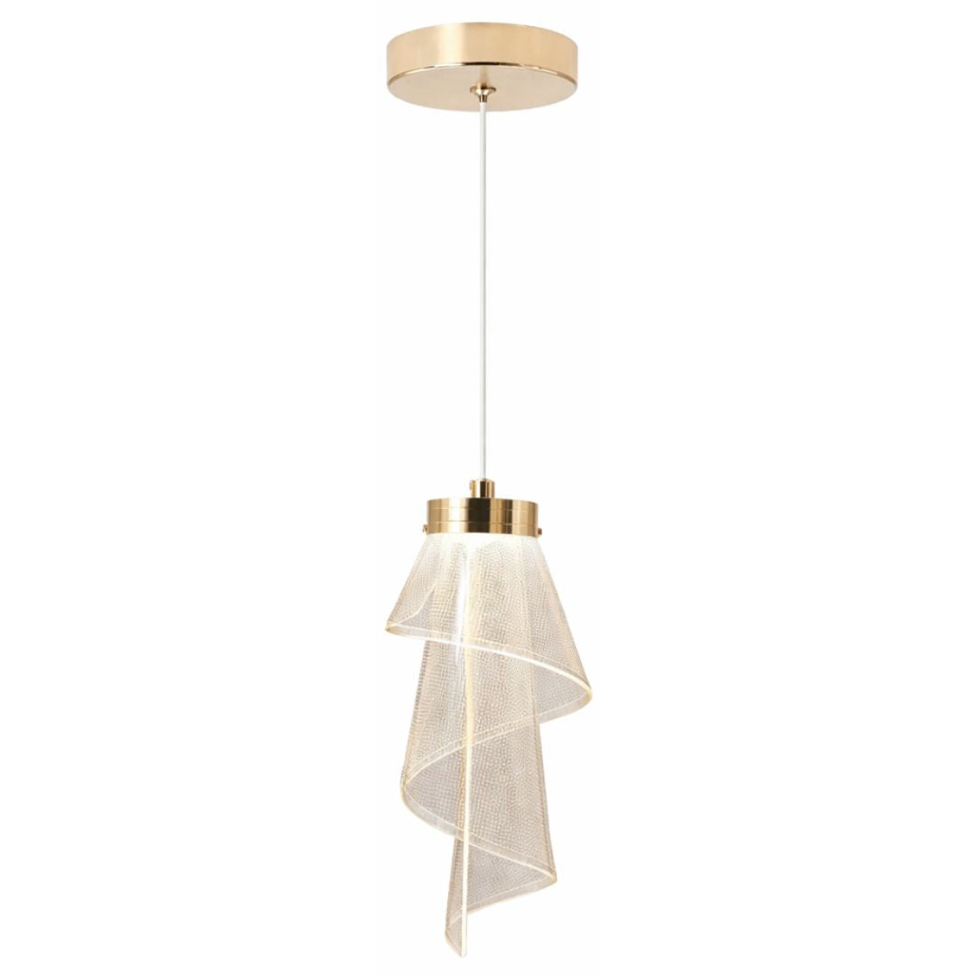 Lustre Pendente Flower LED 3 Tons para Sala Quarto e Cozinha