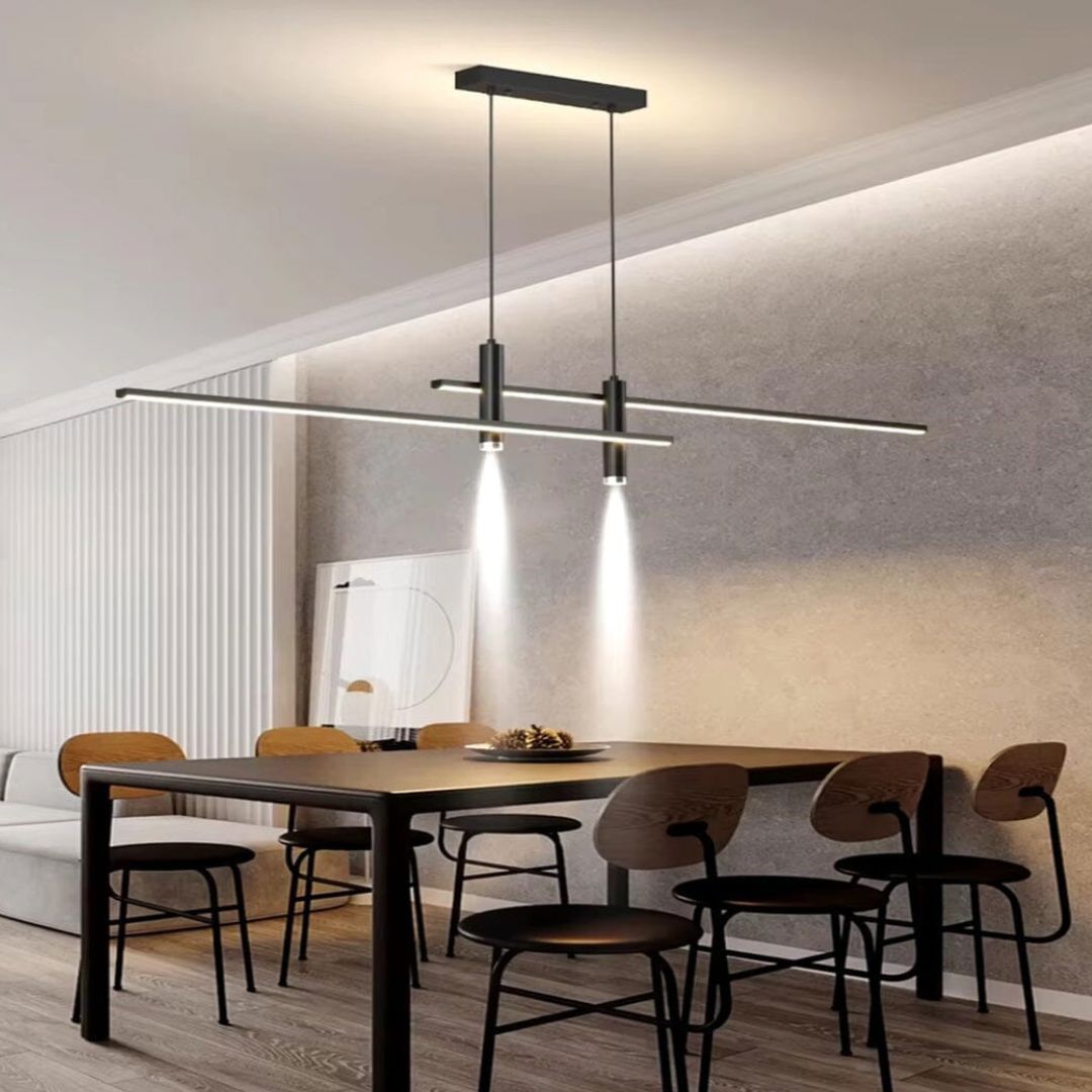 Lustre Pendente Linear Elegance em Led