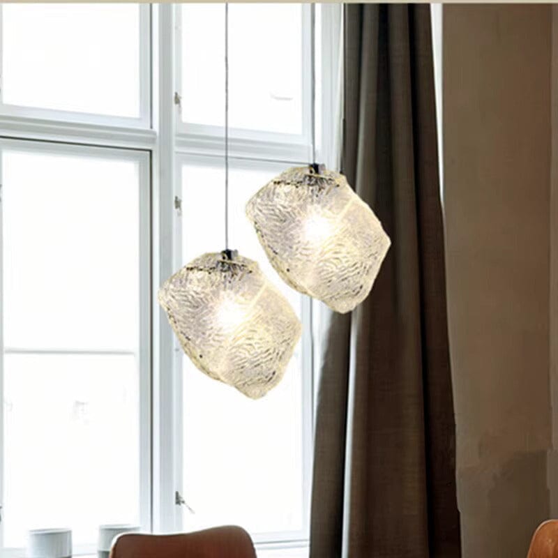 Lustre Pendente Luxuoso Cristal Elegance em Led