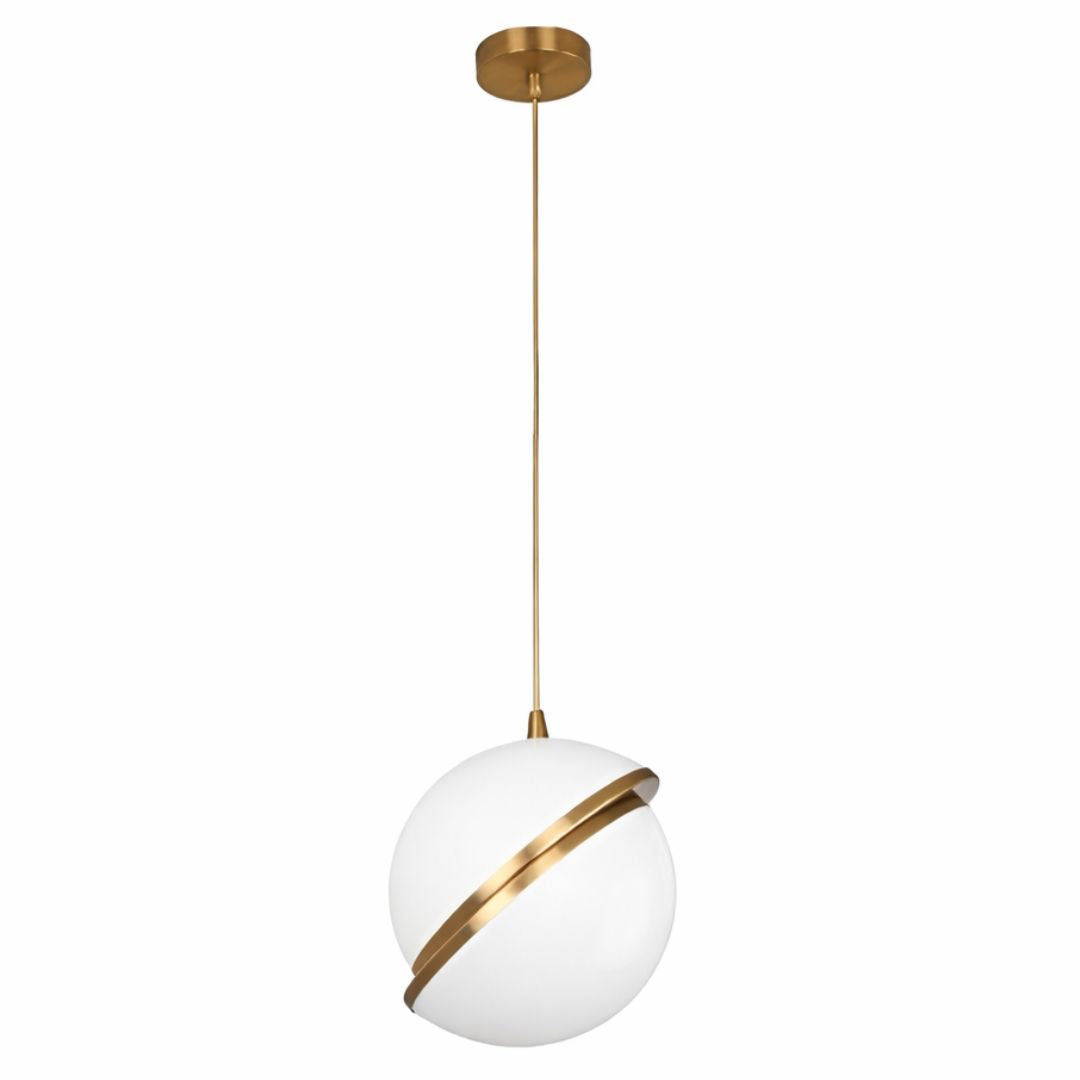 Lustre Pendente Luxuoso Moon Light em Led