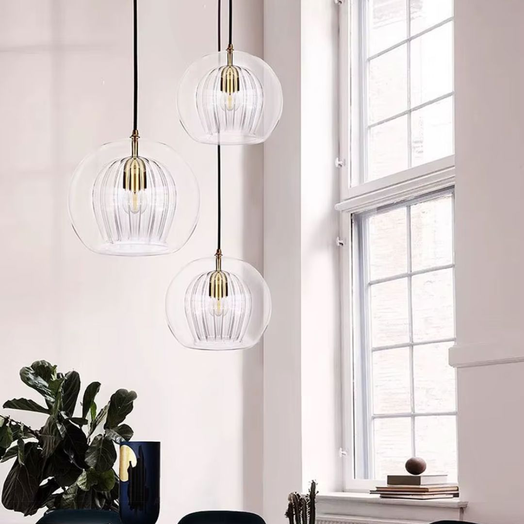 Lustre Pendente Luxuoso Vitreau
