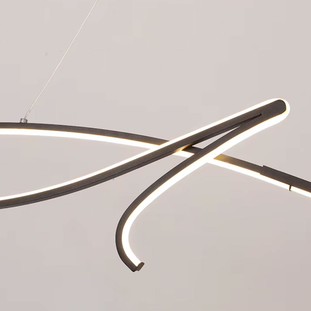 Lustre Pendente Minimalista Aura em Led