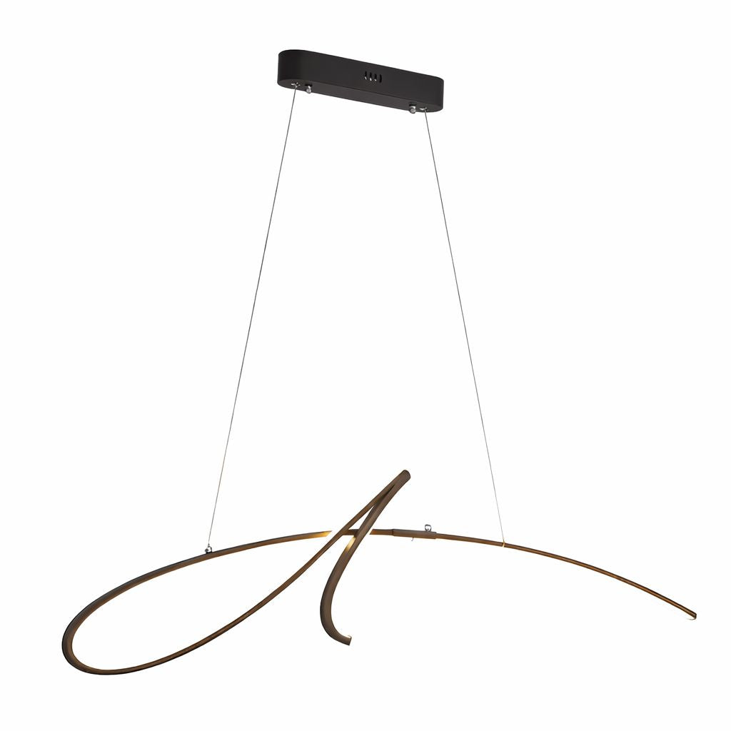 Lustre Pendente Minimalista Aura em Led
