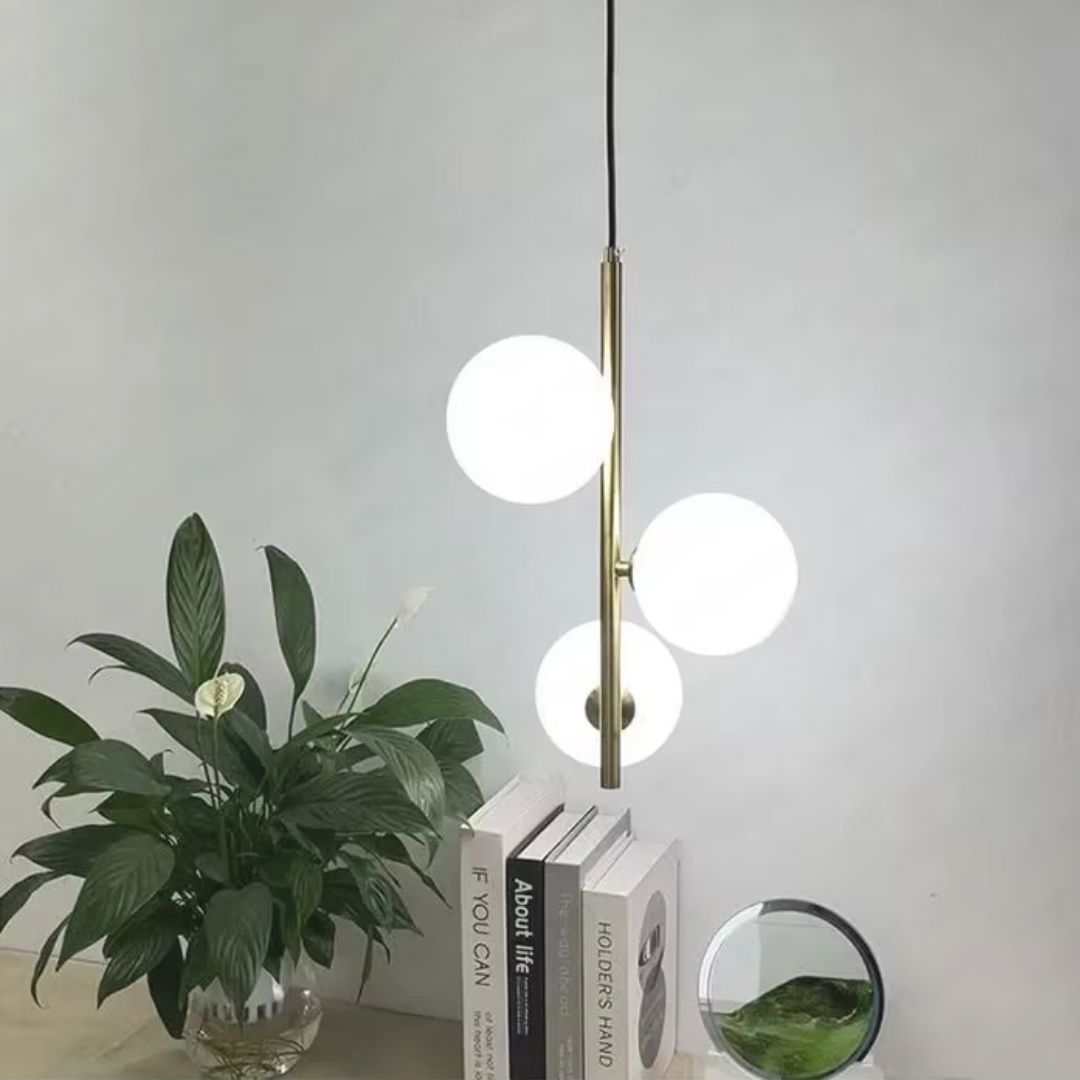 Lustre Pendente Sphere Orbit Triplo