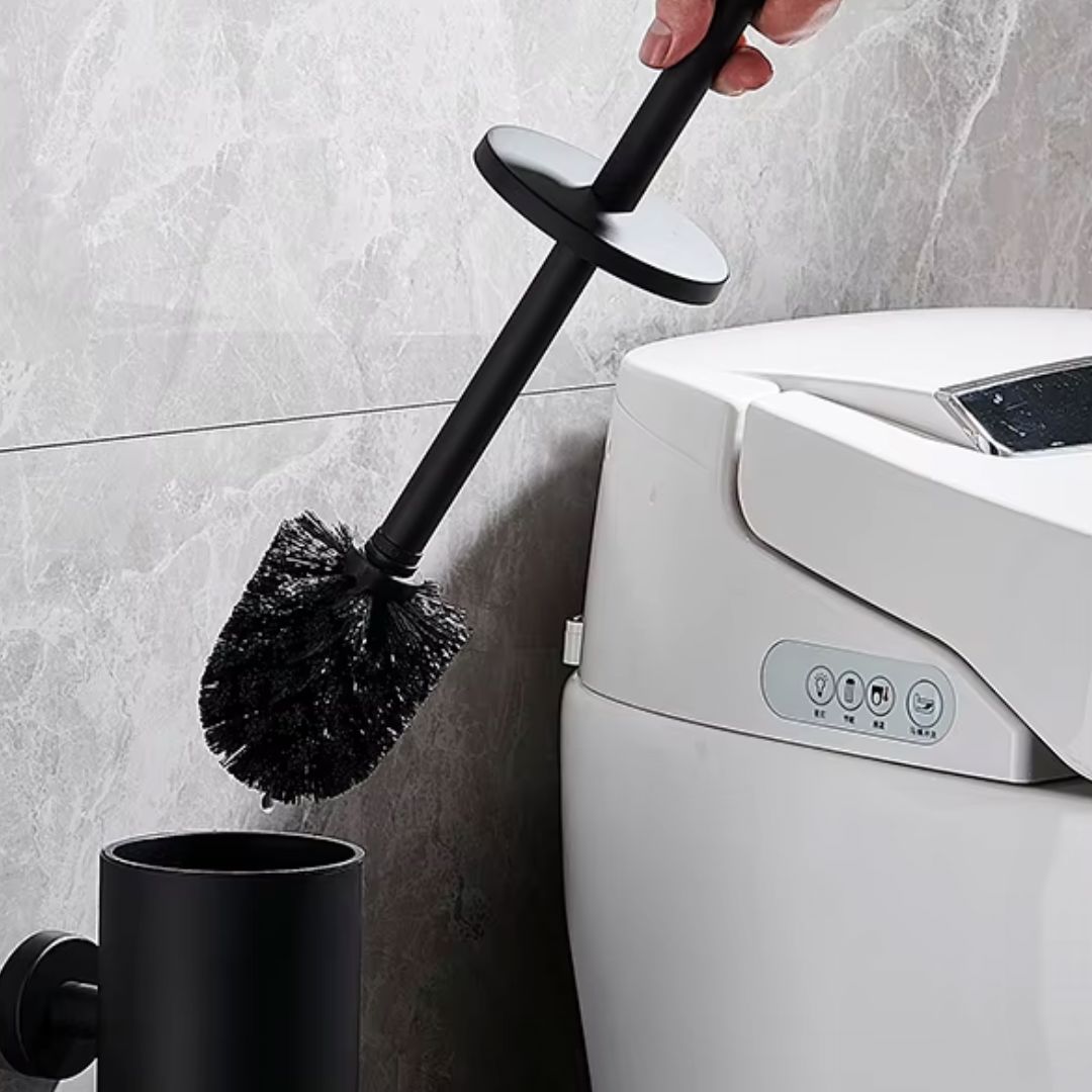 Suporte Limpador para Banheiro Pure Clean de Aço Inoxidável