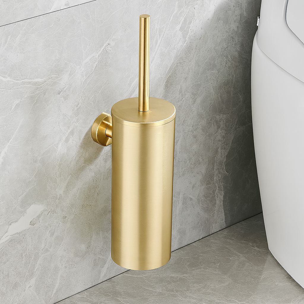 Suporte Limpador para Banheiro Pure Clean de Aço Inoxidável